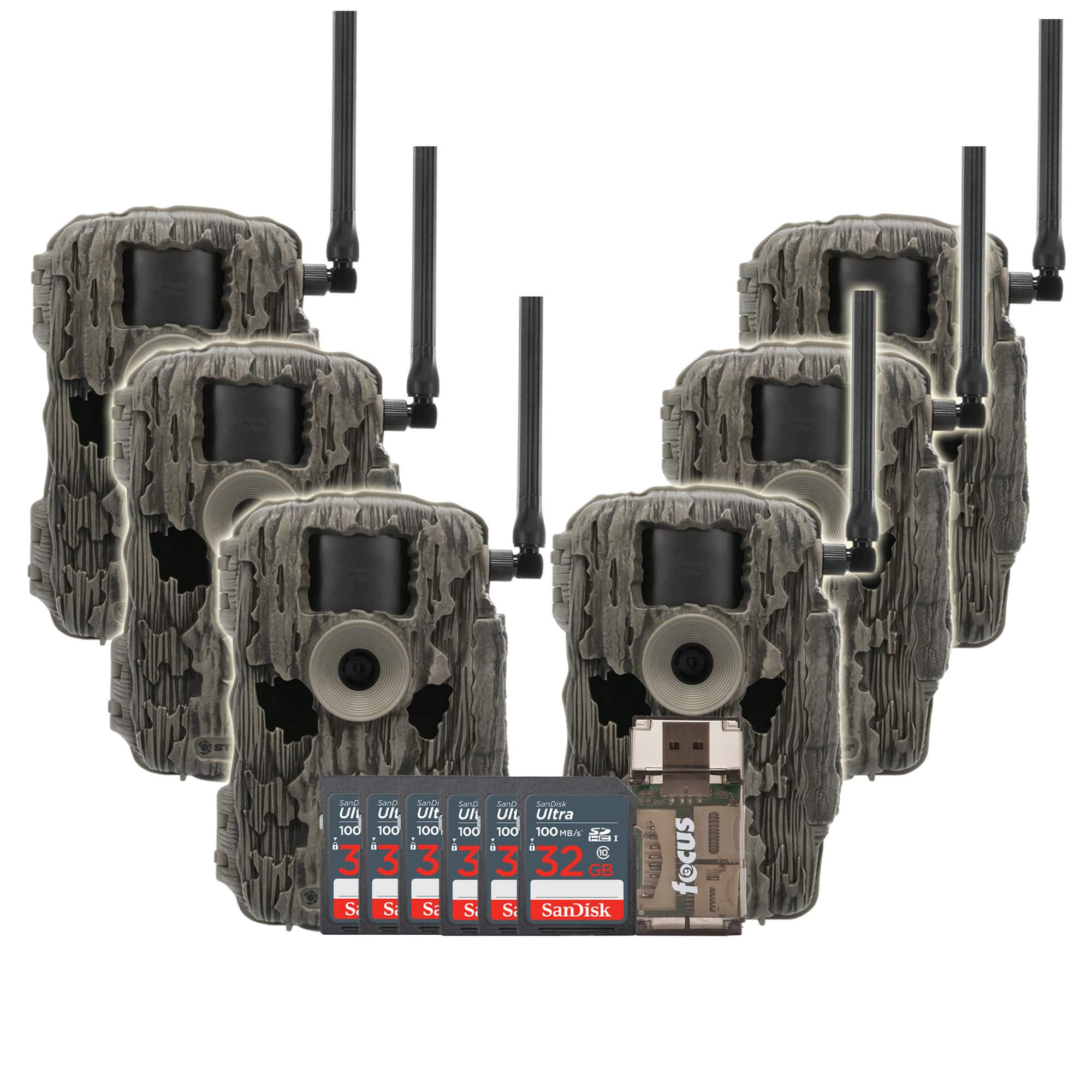 Stealth Cam - Fusion Max 36MP w/ 80ft Detection 32GB (4 Pack)