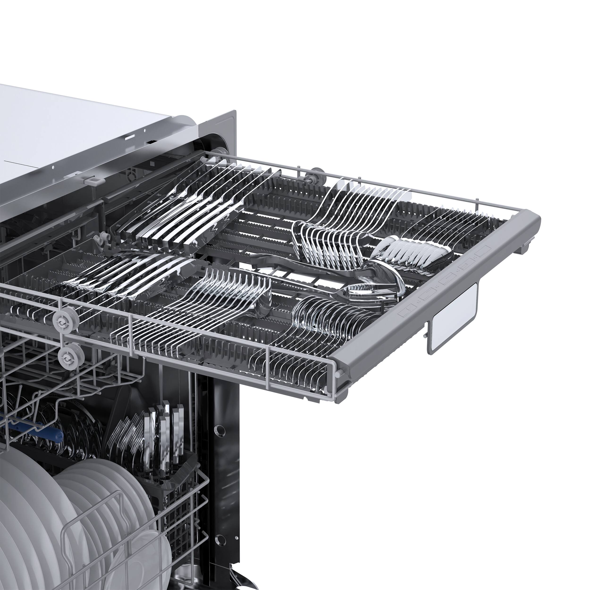 Alt View 3. Forno Appliances - Rivestito 24 Inch Top Control Built-In Panel Ready Dishwasher with Stainless Steel Interior, 45 dBA - Stainless steel.