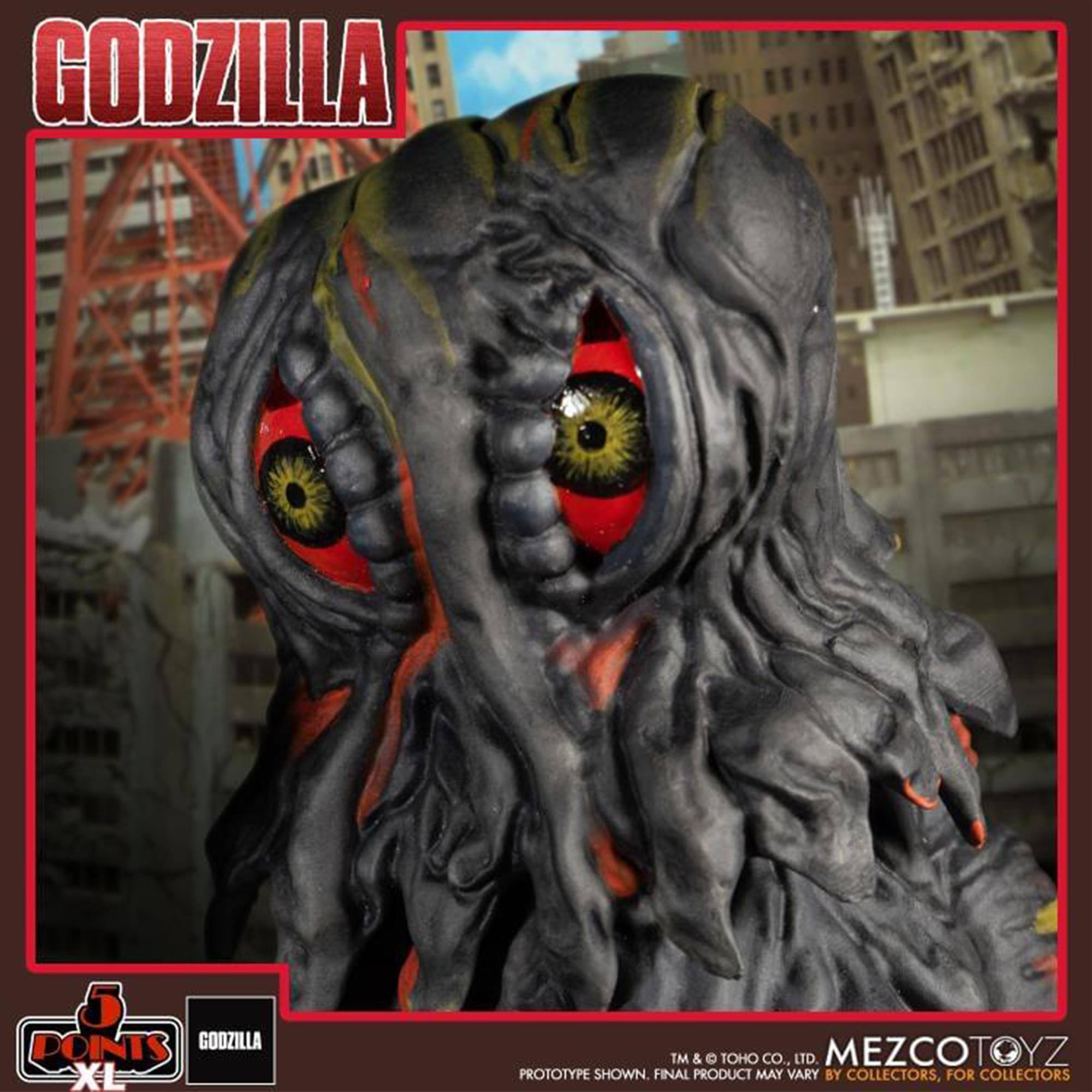 GODZILLA J POINTS GOOZILLA XL TM & TOHO CO., LTD. MEZCOTOYZ PROTOTYPE SHOWN. FINAL PRODUCT MAY VARY BY COLLECTORS, FOR COLLECTORS