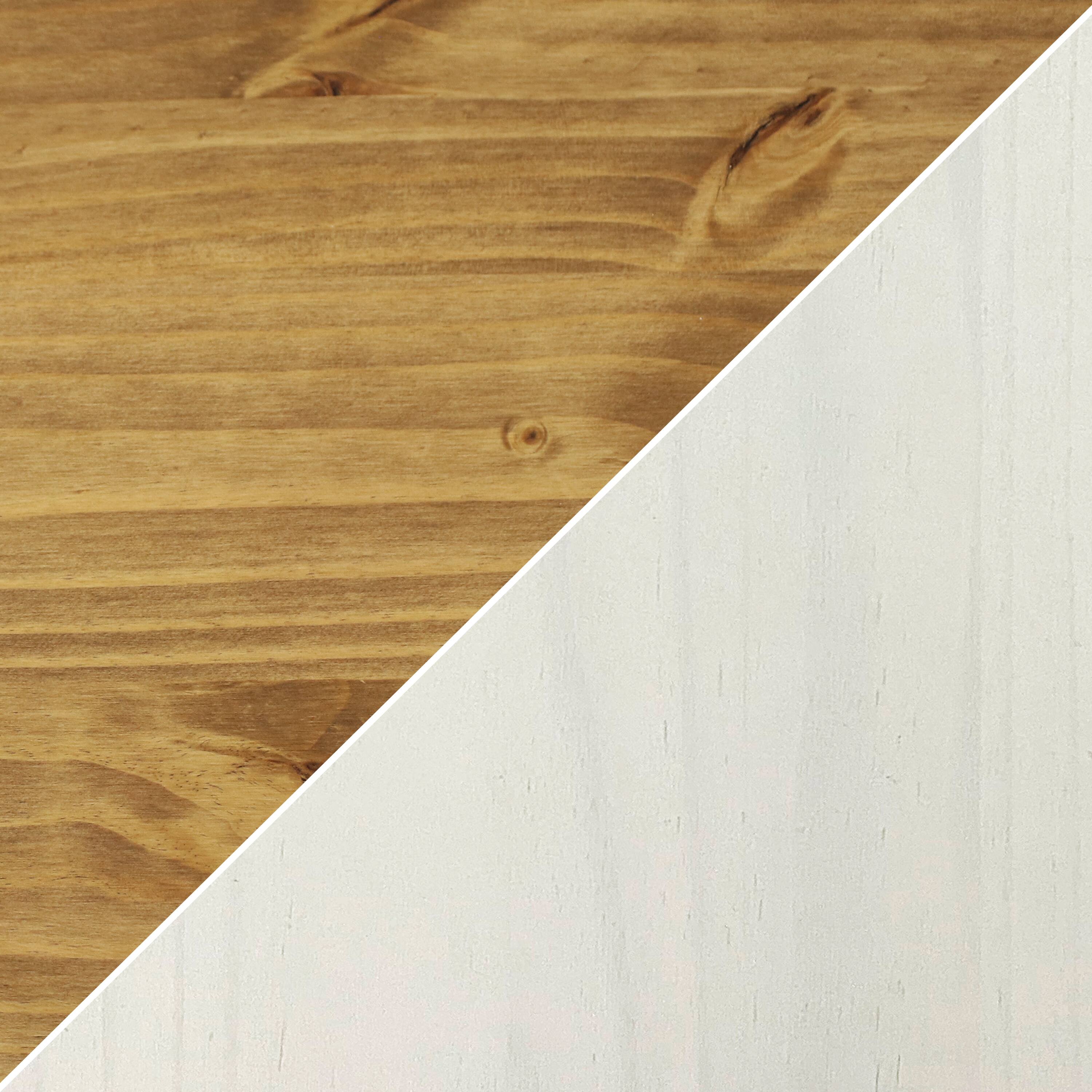 Alt View 7. Sunnydaze - Solid Pine Console Table with Drawer - 31.5 inches H - White.