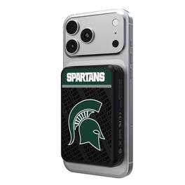 Keyscaper - Michigan State Spartans Endzone Plus Wireless Power Bank - Multicolor