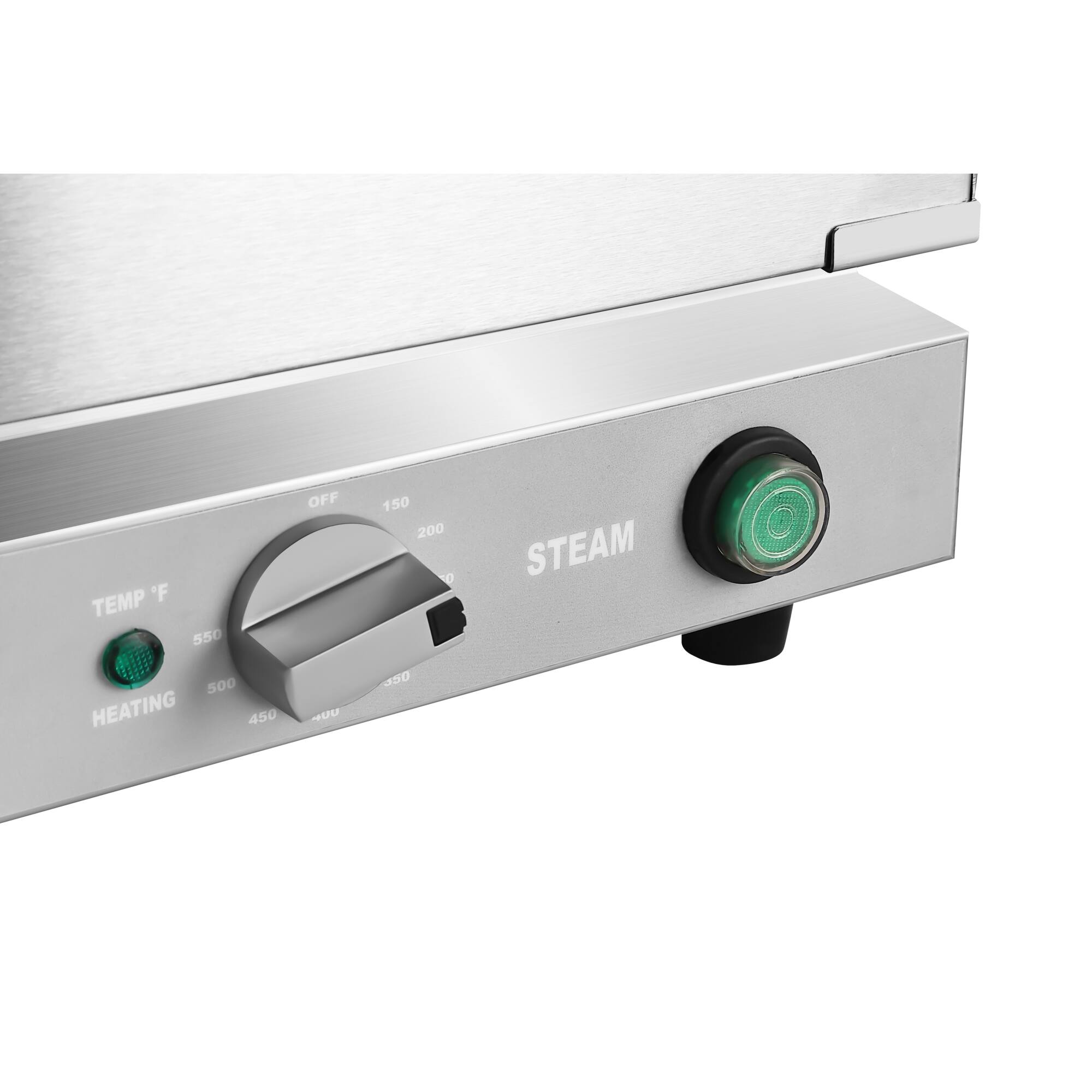 TEMP °F  
OFF 150 200  
HEATING 400 450 500 550  
STEAM