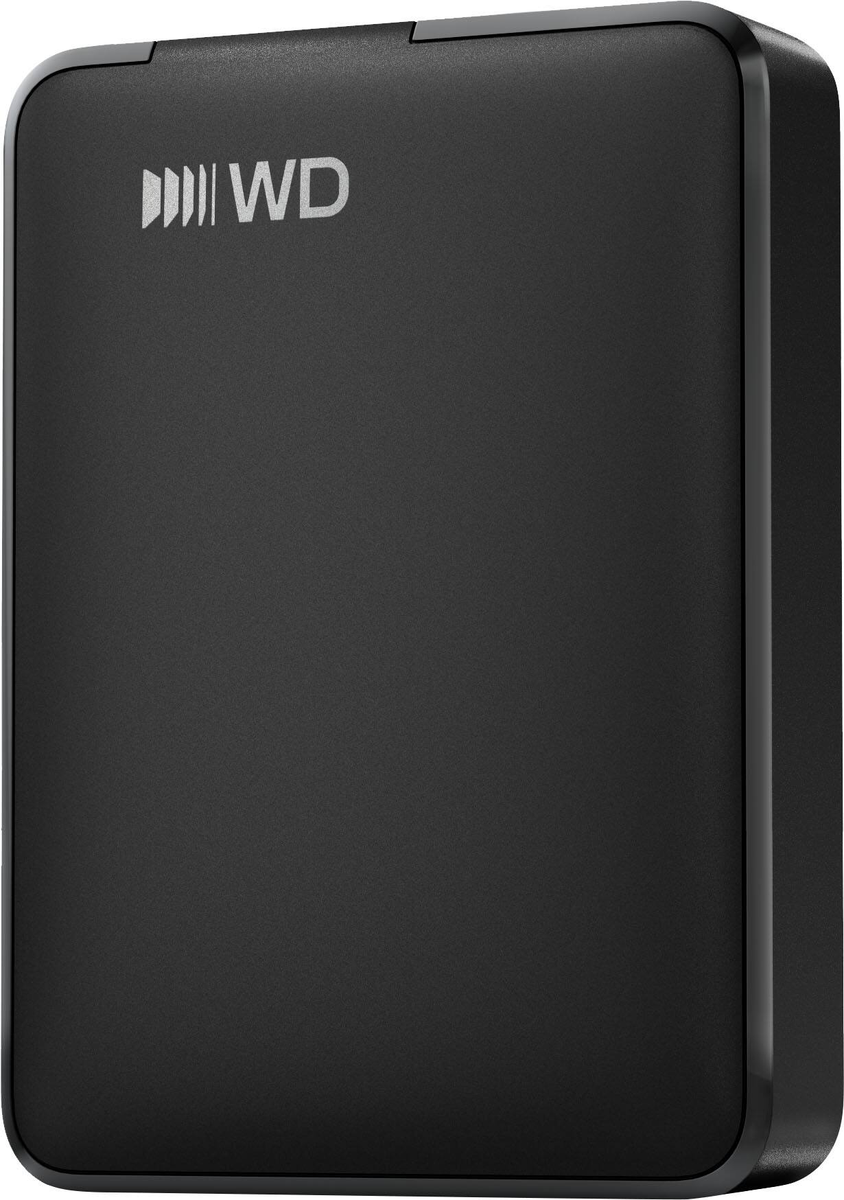 Angle. WD - 5TB WD Elements® Portable Hard Drive for Windows, Mac and compatible devices - Black.