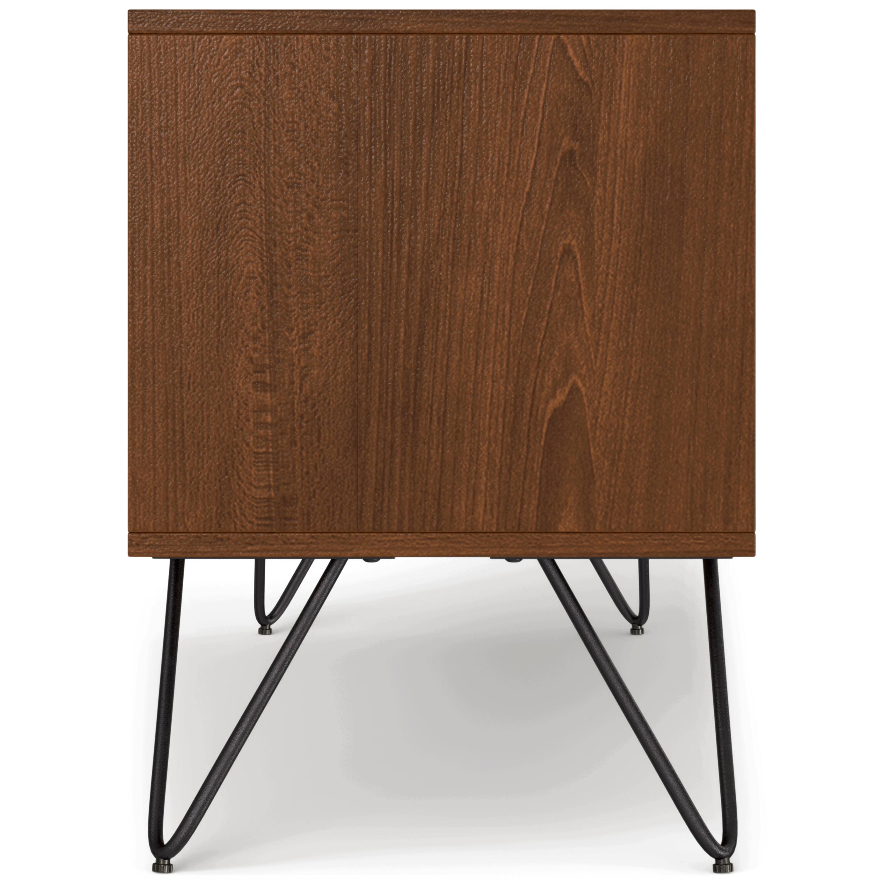 Alt View 33. Simpli Home - Hunter TV Media Stand - Walnut Veneer.