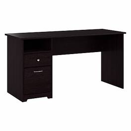 Bush Furniture - 60"W Computer Desk with Drawers(WC31860) - Espresso Oak