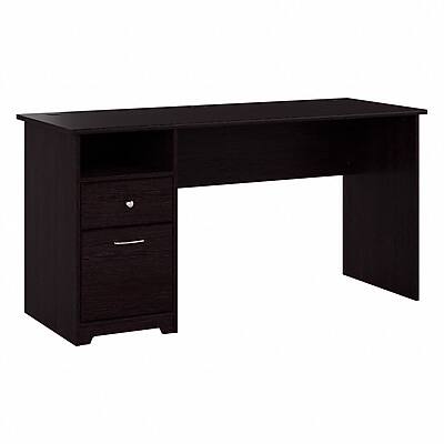 Front. Bush Furniture - 60"W Computer Desk with Drawers(WC31860) - Espresso Oak.
