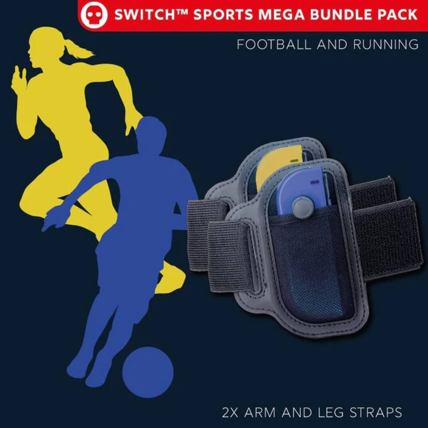 SWITCH™ SPORTS MEGA BUNDLE PACK  
FOOTBALL AND RUNNING  
2X ARM AND LEG STRAPS