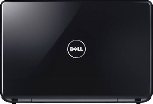 Front Standard. Dell - Inspiron Laptop / AMD Athlon™ II X2 Processor / 15.6" Display / 4GB Memory / 320GB Hard Drive - Obsidian Black.