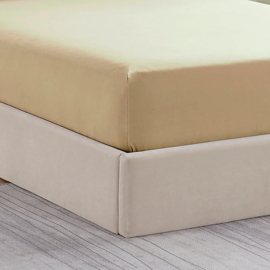 Sweet Home Collection Solid Flannel Fitted Sheet, Bottom Sheets with ...