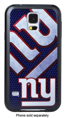 Front. Team ProMark - New York Giants Rugged Case for Samsung Galaxy S 5 Cell Phones - Black/Blue/White/Red/Gray.