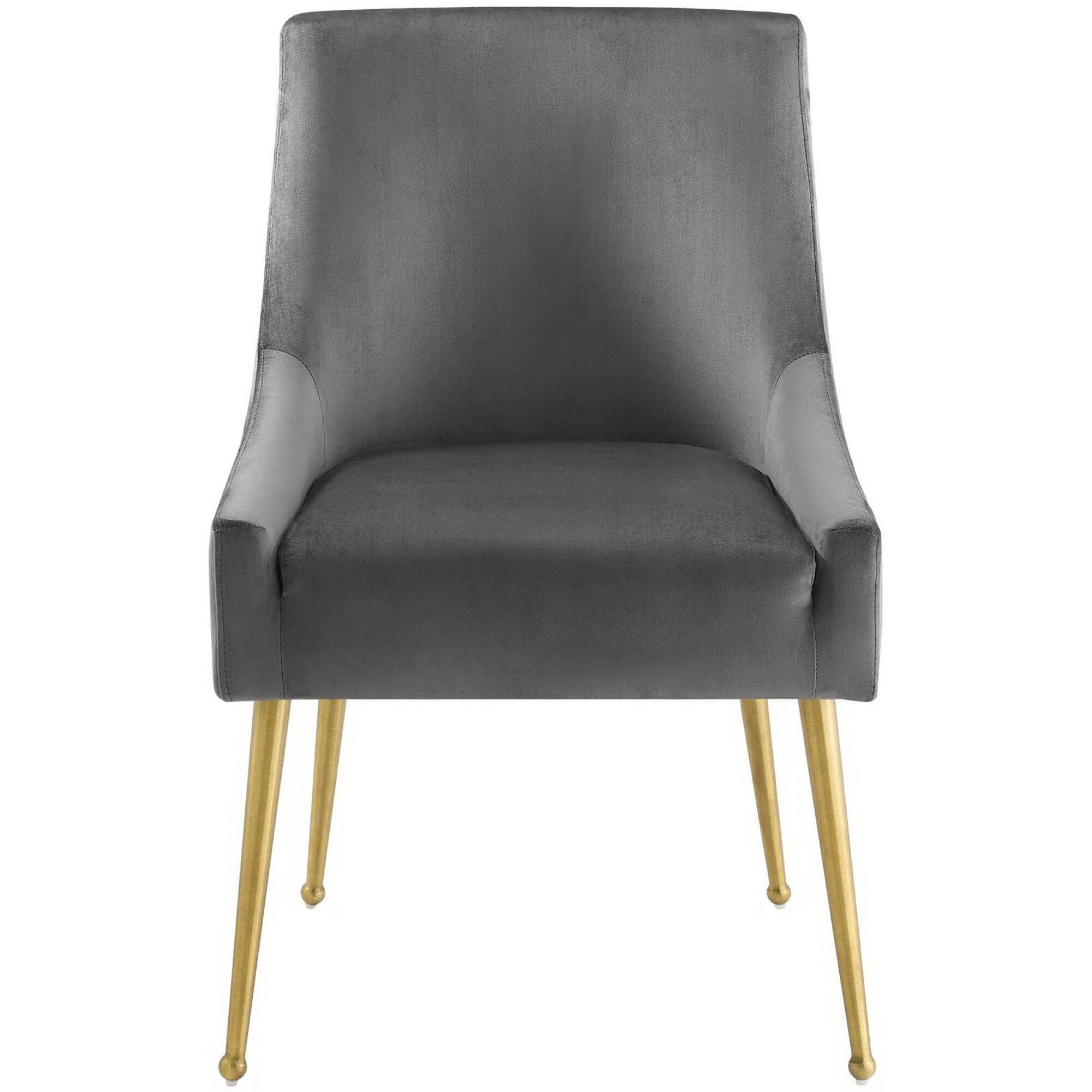 Alt View 2. Modway - Discern Upholstered Performance Velvet Dining Chair by Modway - Gray.
