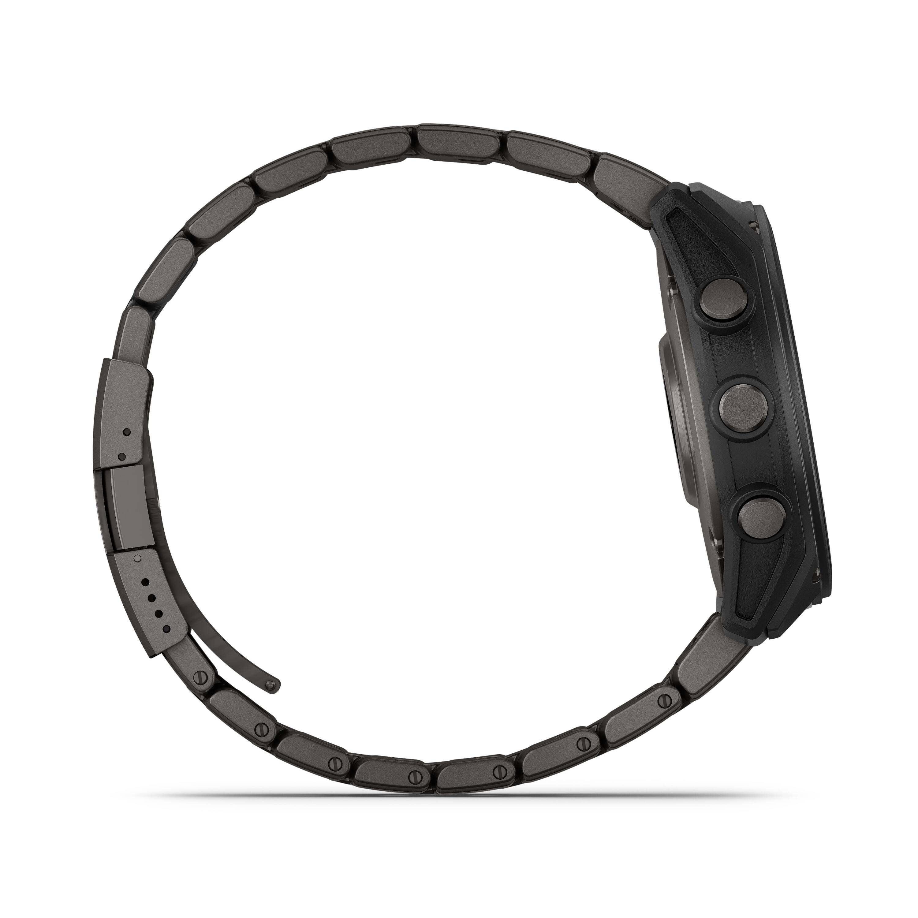 Back. Garmin - D2 Mach 2 Avaition GPS Smartwatch 51 mm Fiber-reinforced polymer - Carbon Gray DLC Titanium.