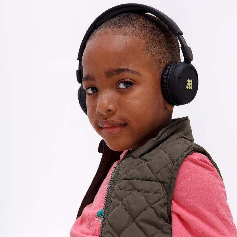 Alt View 4. Cubitt - Kids Headphones - Black.