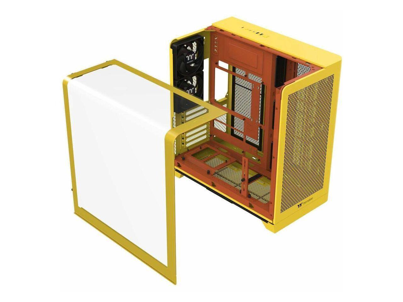 Alt View 9. Thermaltake - Thermaltake View 390 Air Mid-Tower 2x120mm 360mm Rad 420mm GPU Butter Caramel - Butter Caramel.