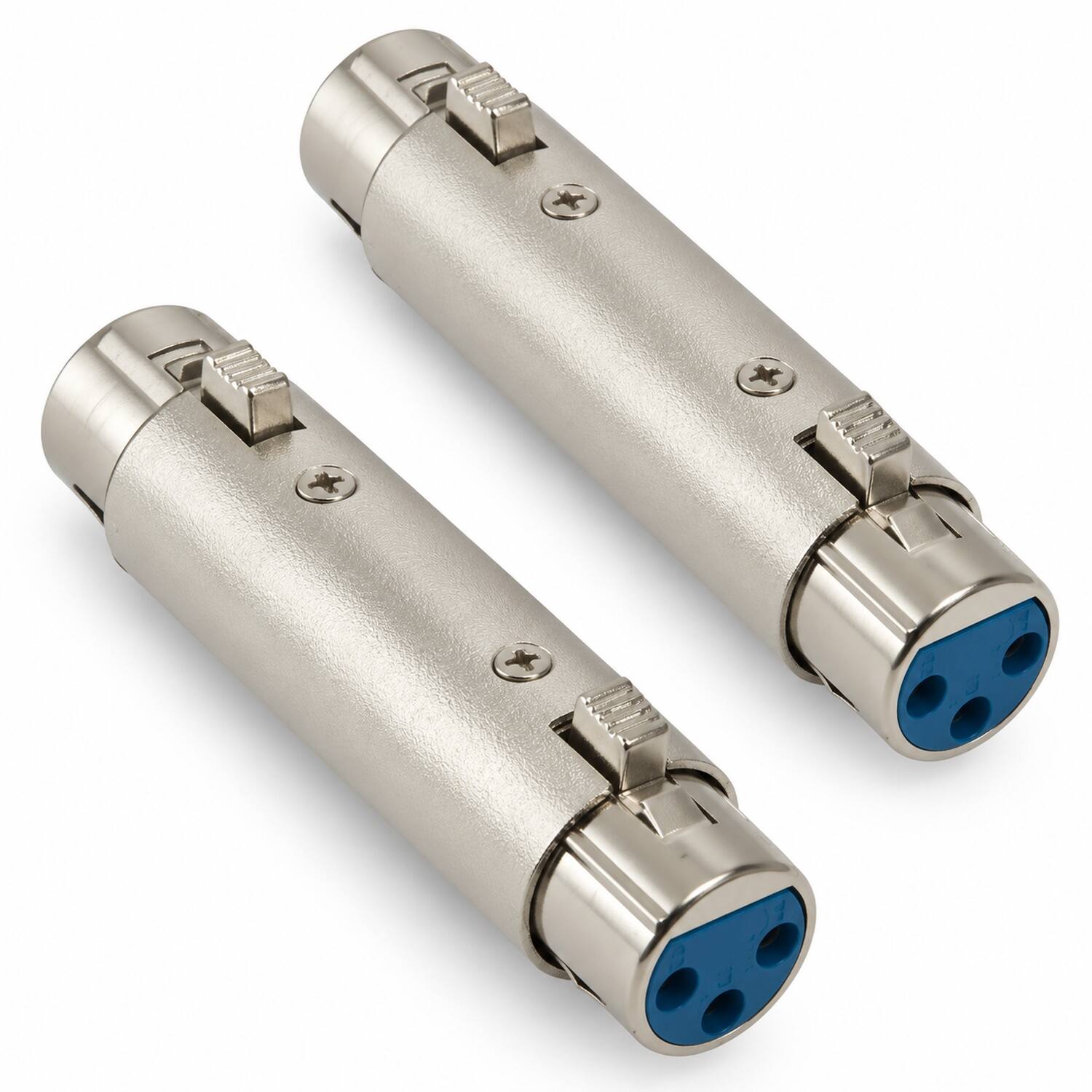Front. Sanoxy - Sanoxy (2-Pack) XLR Female to Female Gender Changer Coupler - Silver.
