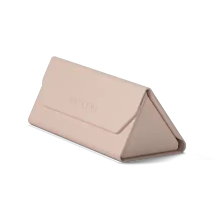 Front. Satechi - Vegan-Leather FindAll™ Glasses Case - Desert Rose.