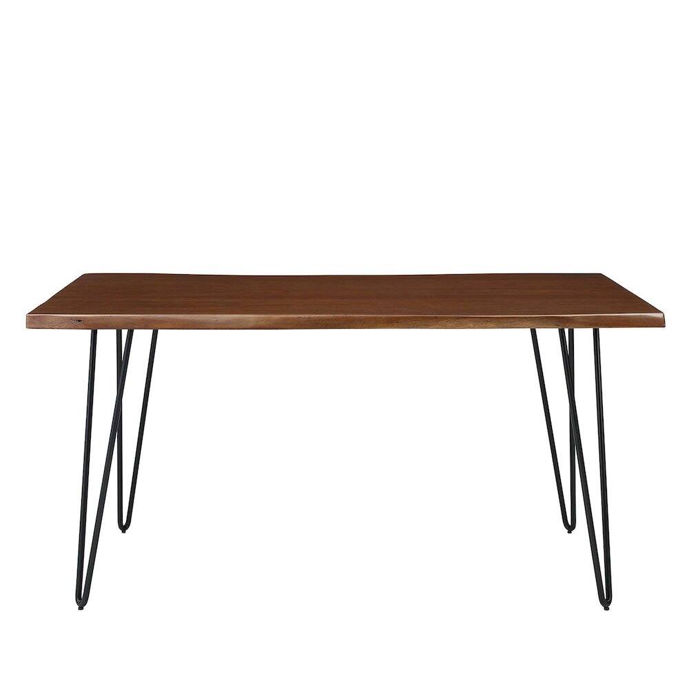 Alt View 4. Modway - Ardor 60" Live Edge Acacia Wood Acacia Wood Dining Table - Brown.