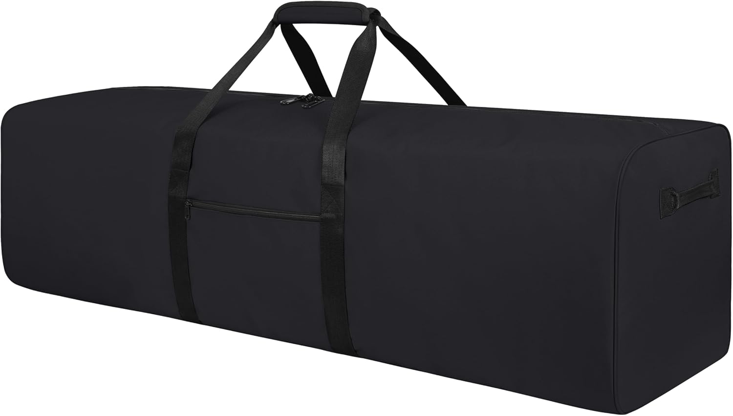 Vulpecula Spade - 48 Inch Travel Duffle Bag Extra Large Sport Equipment Duffel Bags with 2-way Lockable Zippers - Black