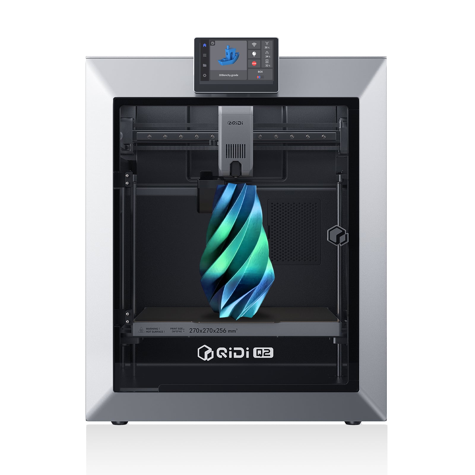QIDI Q2 Enclosed CoreXY FDM 3D Printer with Heated Chamber, 600mm