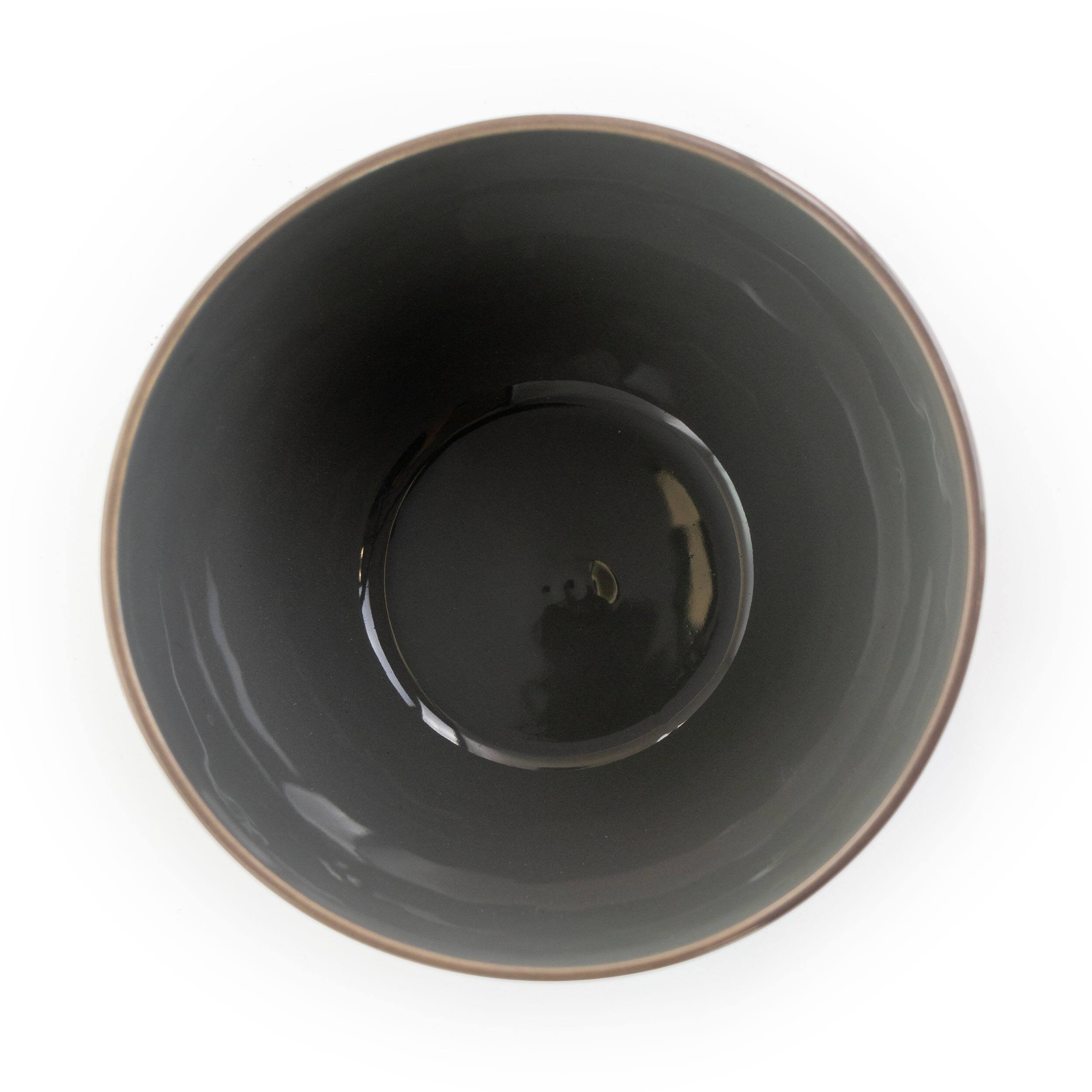 Alt View 4. Elama - Elama Tahitian Diamond 16 Piece Stoneware Dinnerware Set in Slate and Pearl - Slate.