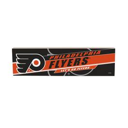 Evergreen Enterprises - Philadelphia Flyers 5" x 18" Shadow Logo Wood Mantle Sign - Multicolor