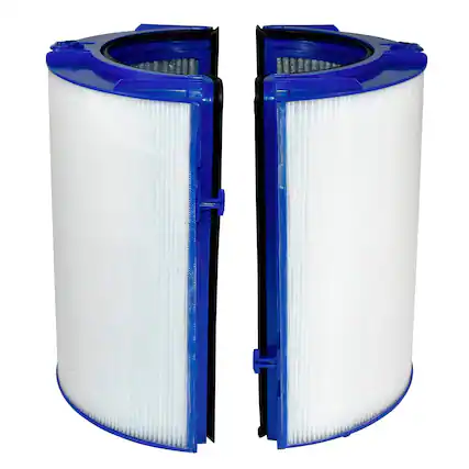Front. HQRP - 360 Combi Glass H13 True HEPA Carbon Filter for Dyson TP06 HP06 PH01 PH02 PH03 PH04.