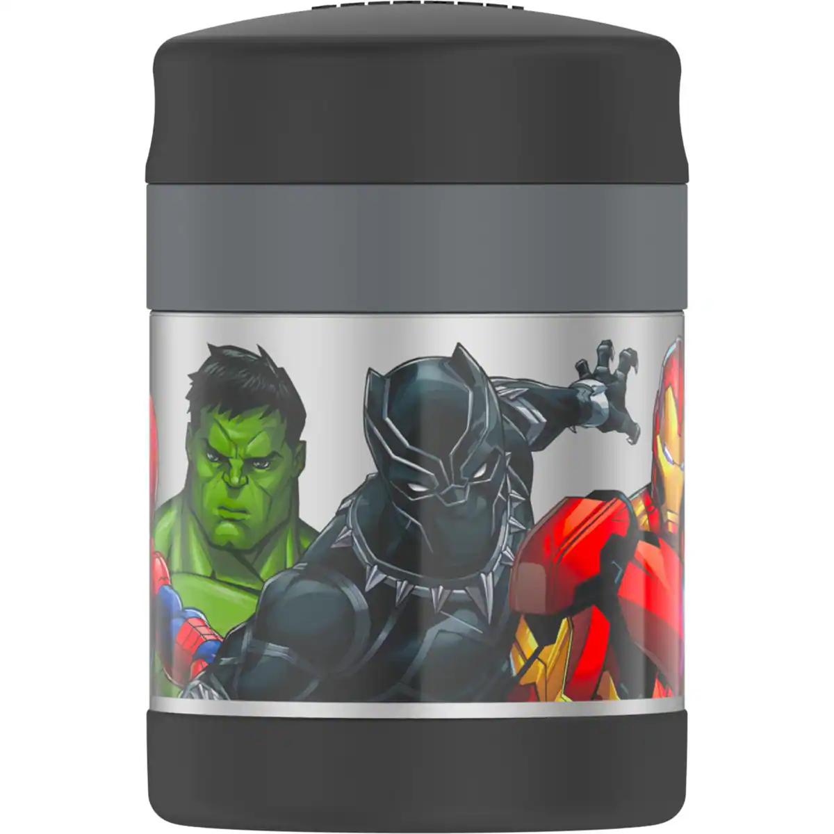 Thermos - 10 oz. Kids Funtainer Stainless Steel Food Jar w/ Spoon - Marvel - Marvel Universe