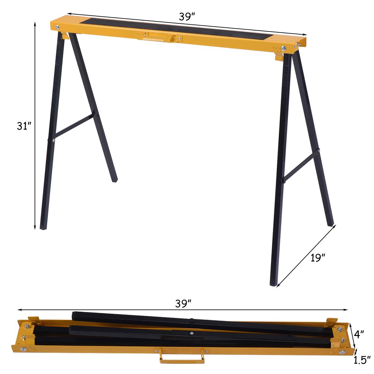 39" 31" 19" 39" 4" 1.5"