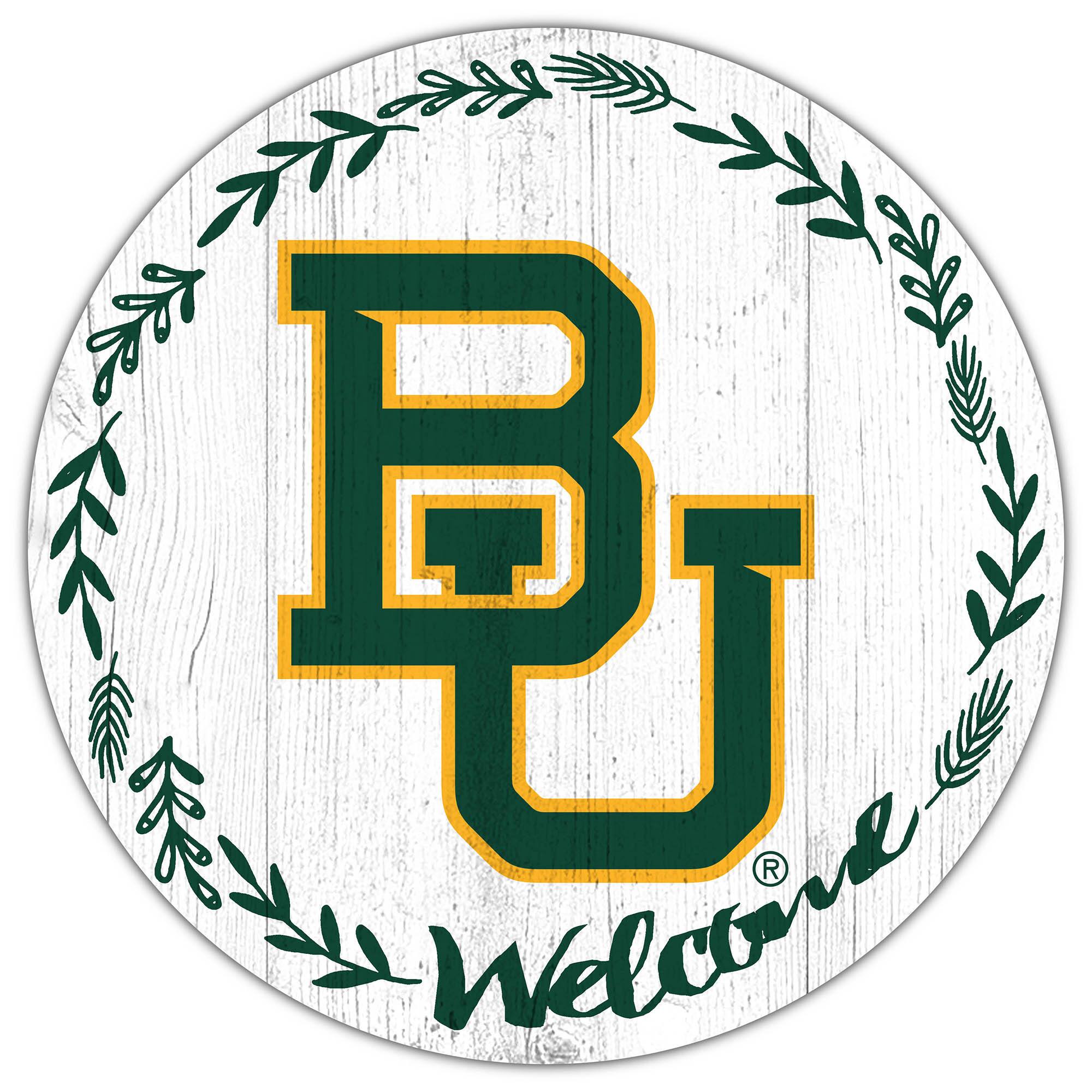 Baylor Bears 12" Welcome Circle Sign