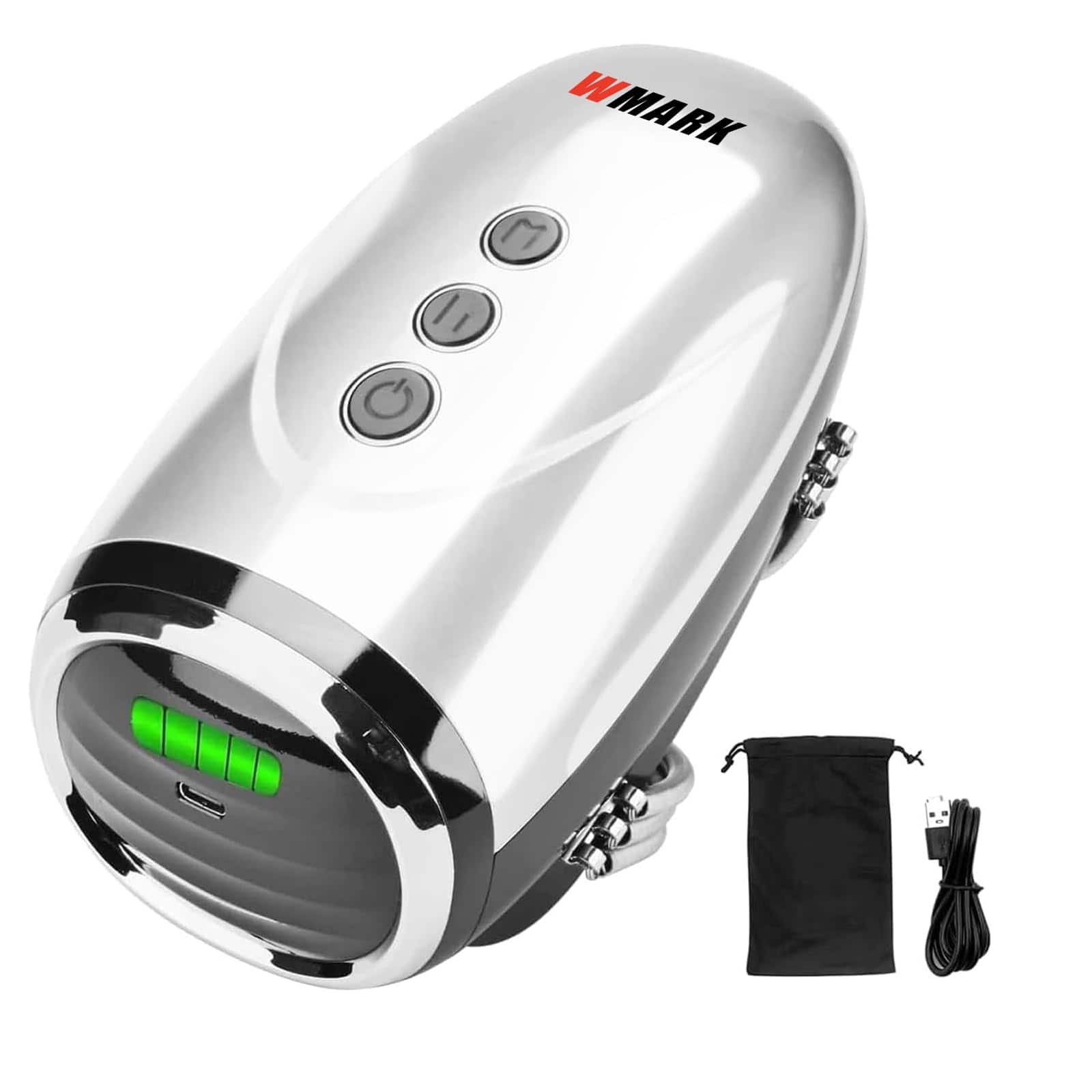 Live At Space - 2600mAh Cordless Dual-Speed Handheld Massager, 13H Battery, 2 Nodes, Face/Neck/Legs - 642146678974