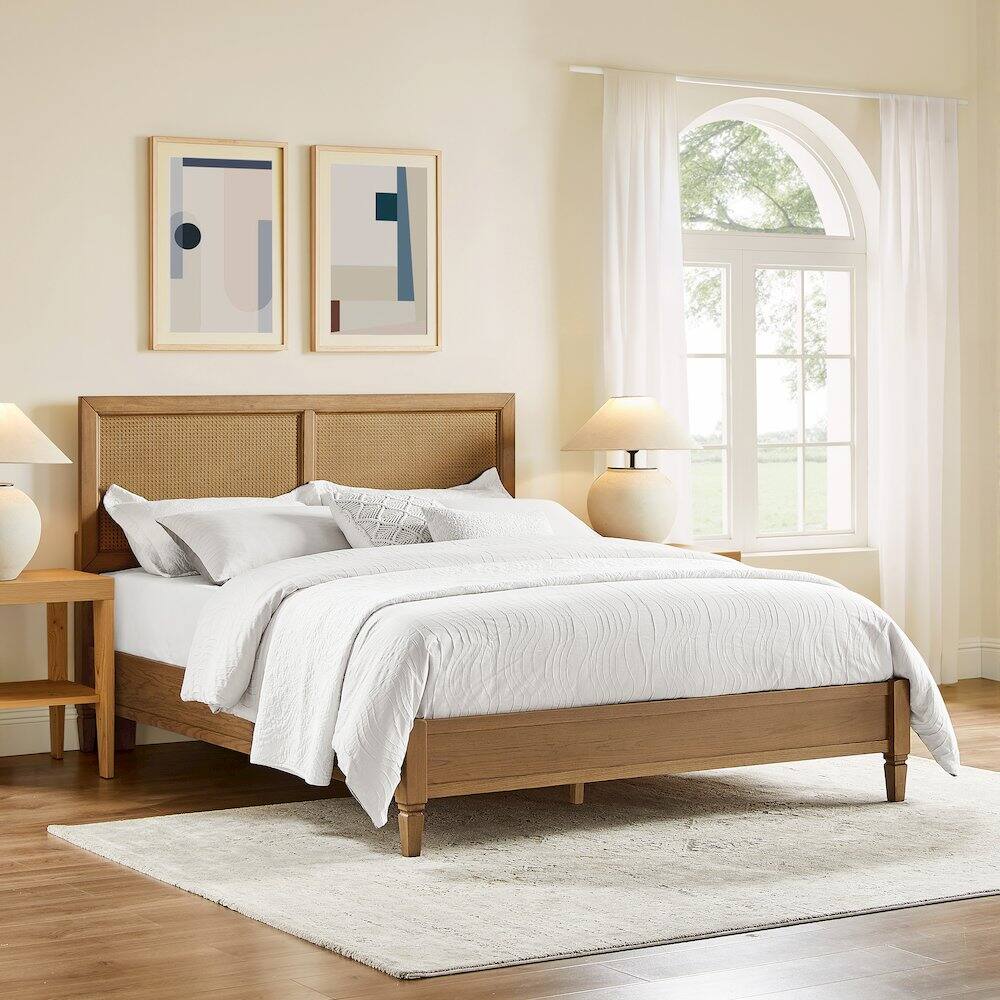 Alt View 6. Crosley Furniture - Katia Queen Bed Driftwood - Headboard - Driftwood.