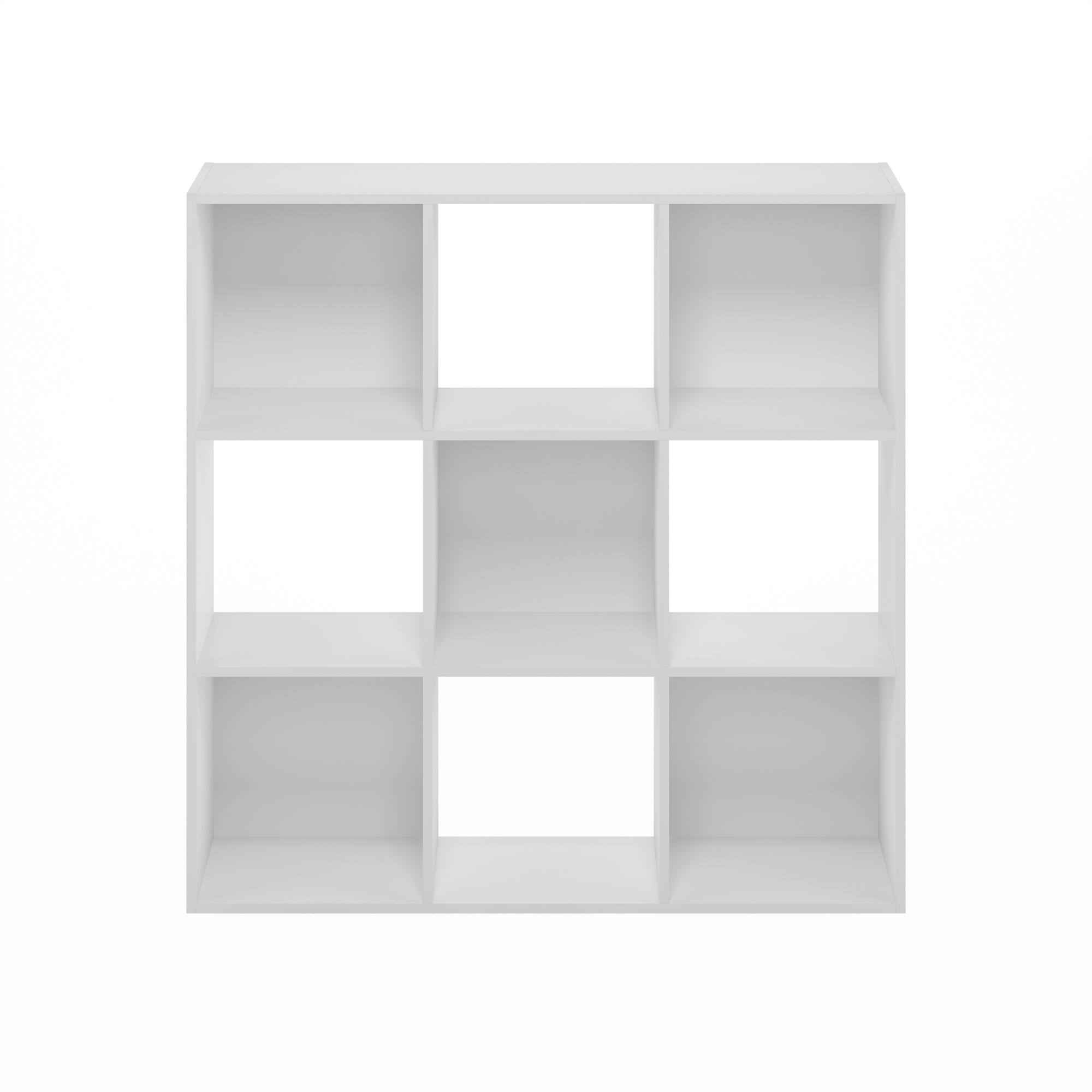 Alt View 2. Furinno - Pelli Cubic Multipurpose Clothing & Closet Storage Organizer Shelf, 9-Cube - White.