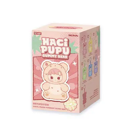 WCA POP MART NACIPOPO HACI PUPU GUMMY BEAR Fruity Flavore VINYL PENDANT BLIND BOX