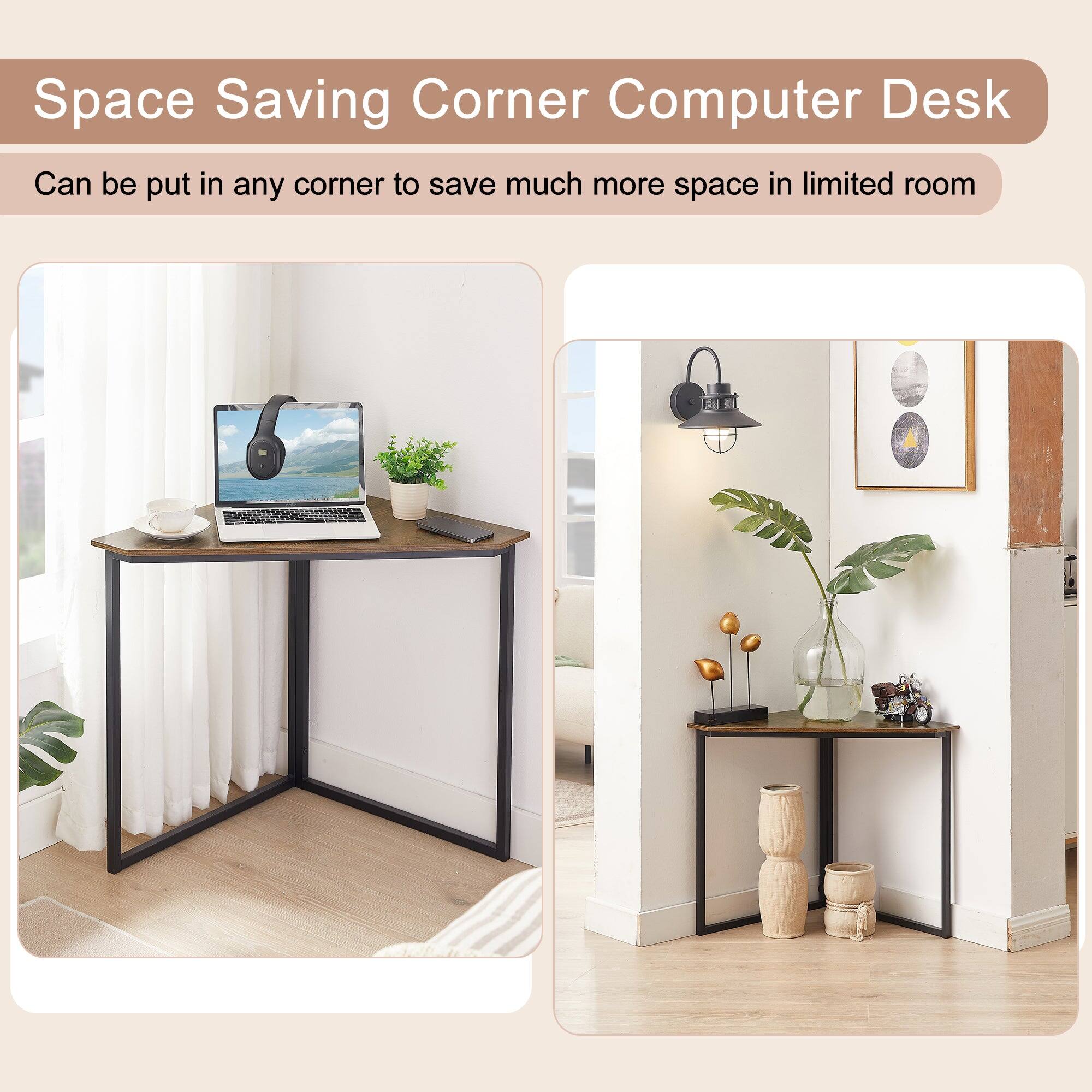 Space Saving Corner Computer Desk

Can be put in any corner to save much more space in limited room