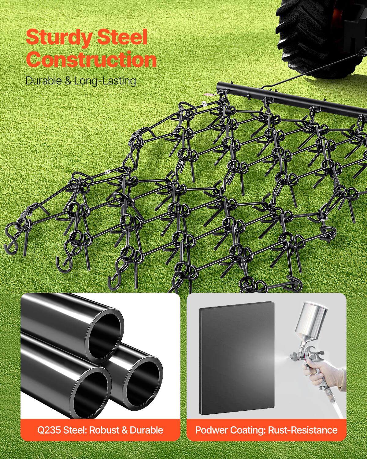 Sturdy Steel Construction Durable & Long-Lasting Q235 Steel: Robust & Durable Podwer Coating: Rust-Resistance