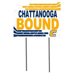 Jardine - Tennessee Chattanooga Mocs 18" x 24" Bound Yard Sign - White