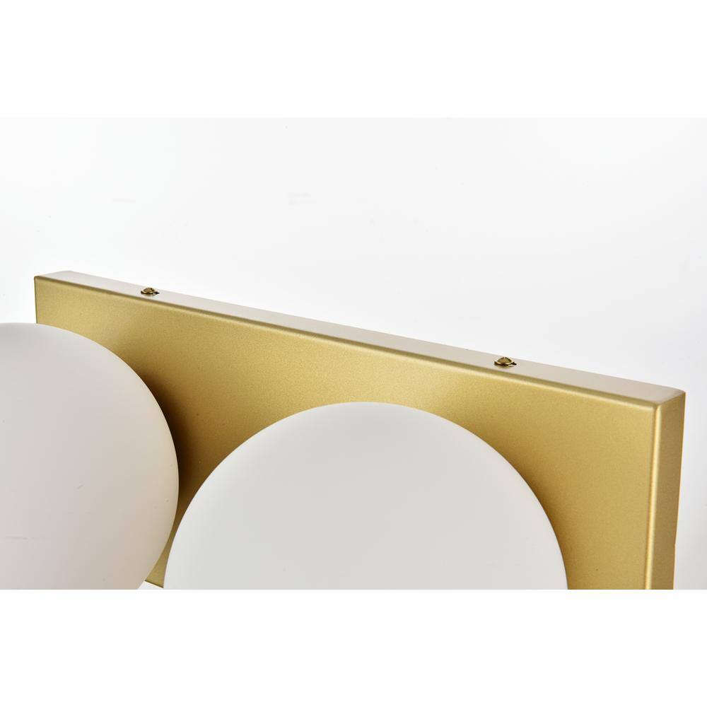 Brass And Frosted White