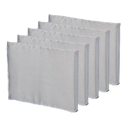 Front. Unique Bargains - Camera Bag Divider, 5pcs 5.71"x3.94"x0.39" Shockproof Insert for Nikon DSLR - Gray.