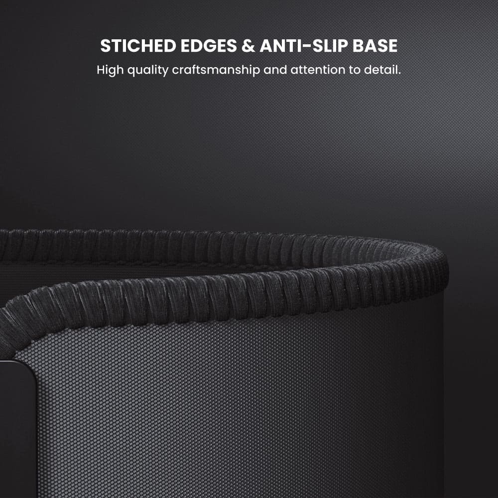 Stitched Edges & Anti-Slip Base: High Quality Craftsmanship and Attention to Detail.