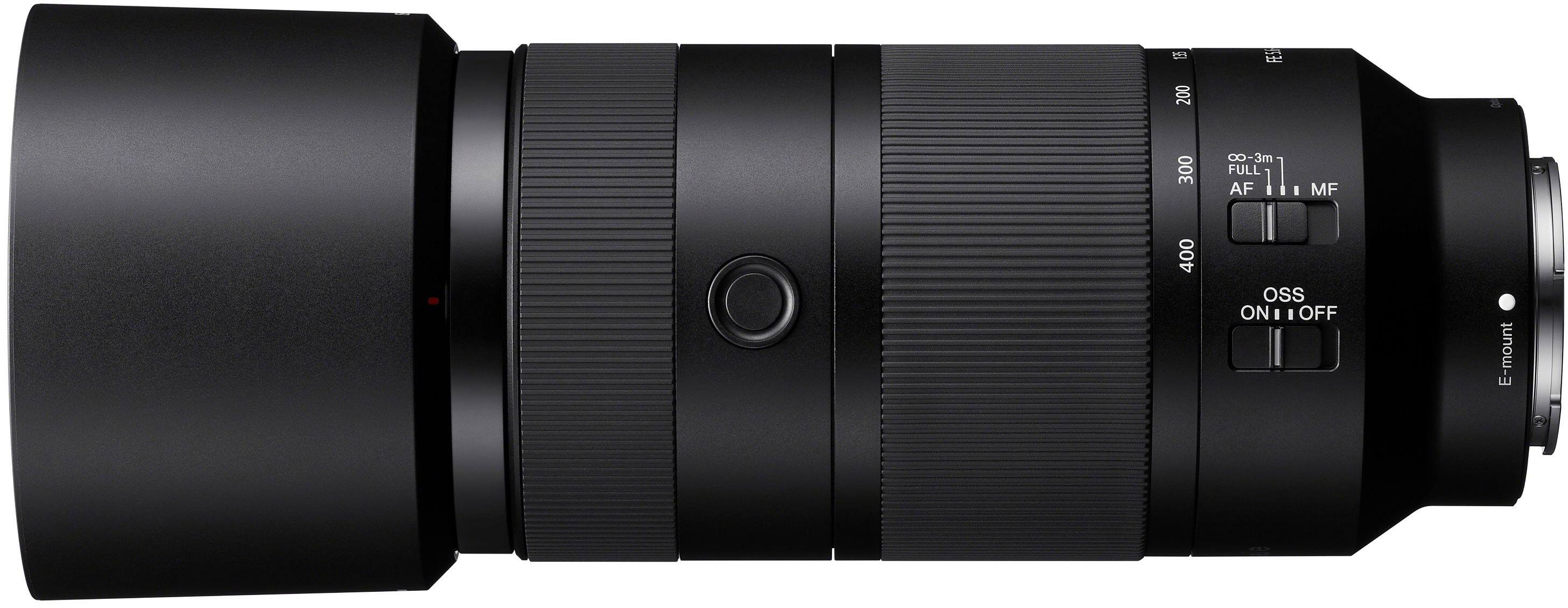 135 200  
FE 56  
300 400  
00-3m FULL AF I MF OSS ON I I OFF  
E-mount