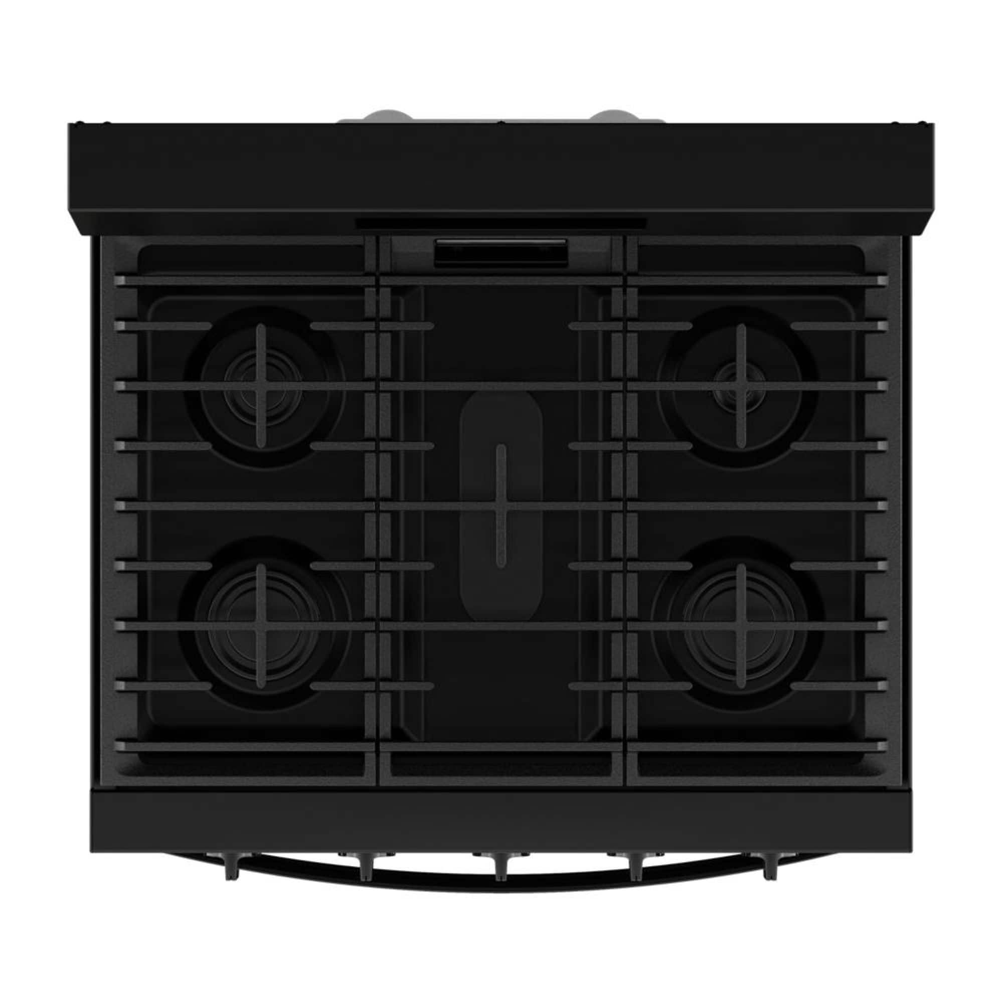 Alt View 2. Whirlpool - 5.0 Cu. Ft. Freestanding Single Gas Range with Air Fry and Air Baking - Black.
