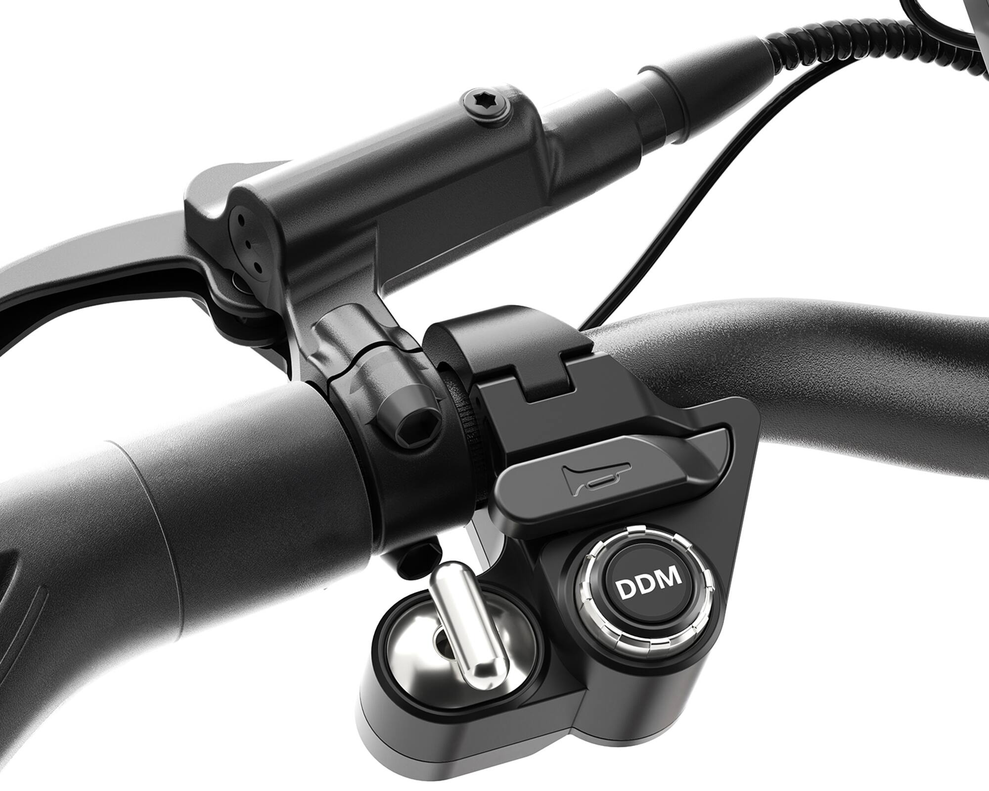 Alt View 3. Ausom - DT2 Pro Foldable Electric Scooter w/ 71 mi Max Operating Range & 42 mph Max Speed, Dual 1100W Motors, 3 Speed Modes - Gray & Yellow.