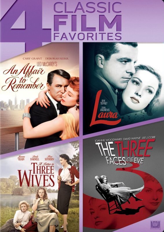  An Affair to Remember/Laura/A Letter to Three Wives/The Three Faces of Eve [3 Discs] [DVD]