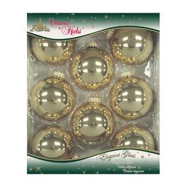 Christmas by Krebs Aztec Ball Ornament (Case of 12) - Gold