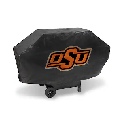 Front. Rico Industries - Oklahoma State Cowboys DELUXE Heavy Duty BBQ Barbeque Grill Cover - Multi.