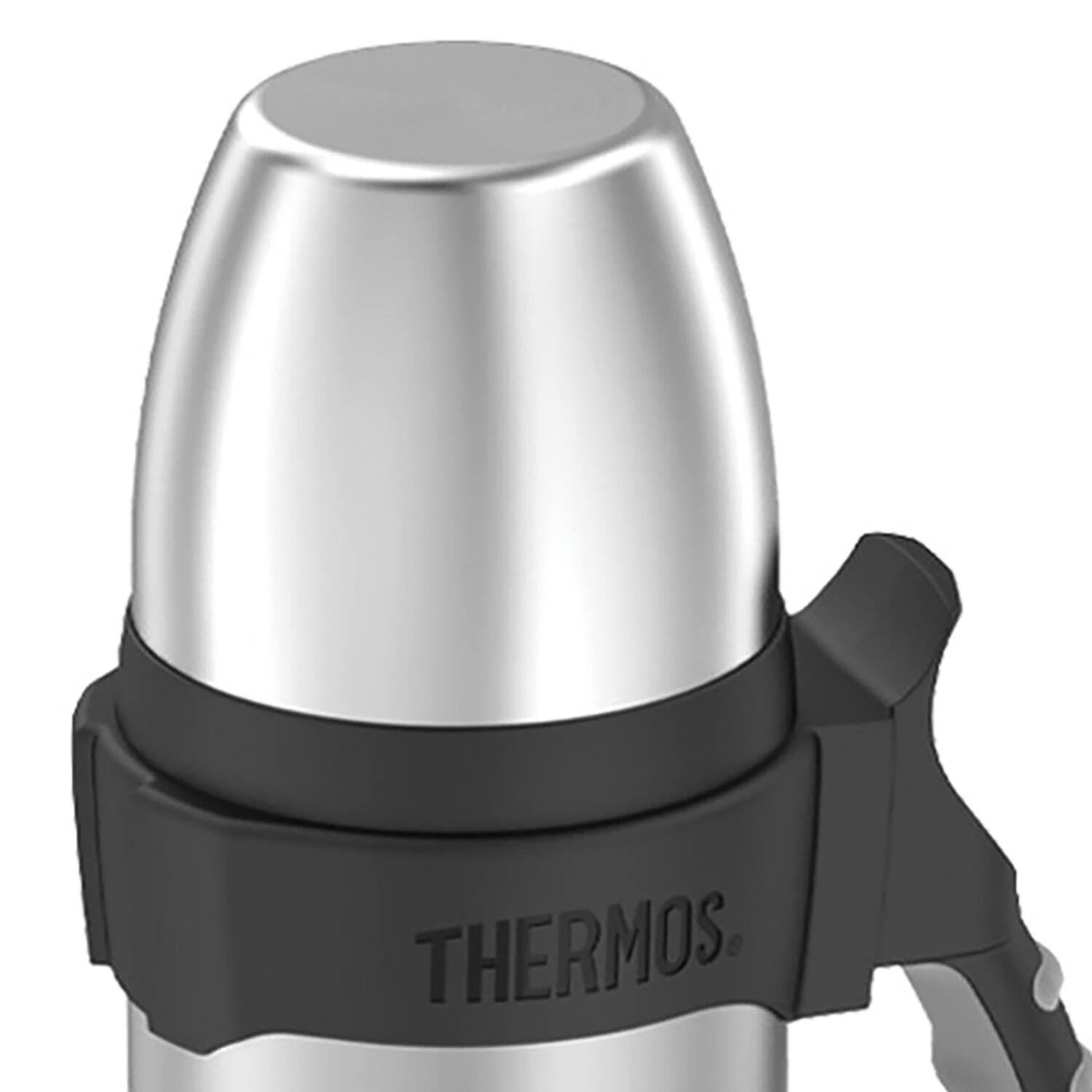 Left. Thermos - 1-Liter Stainless Steel Beverage Bottle - Stainless Steel.