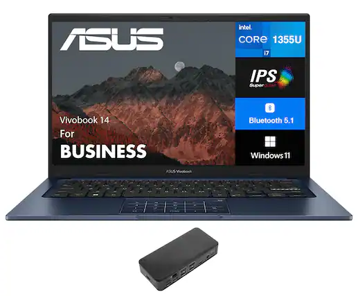 ASUS Vivobook 14 For BUSINESS
Intel Core i7 1355U
IPS SuperCLEAR
Bluetooth 5.1
Windows 11