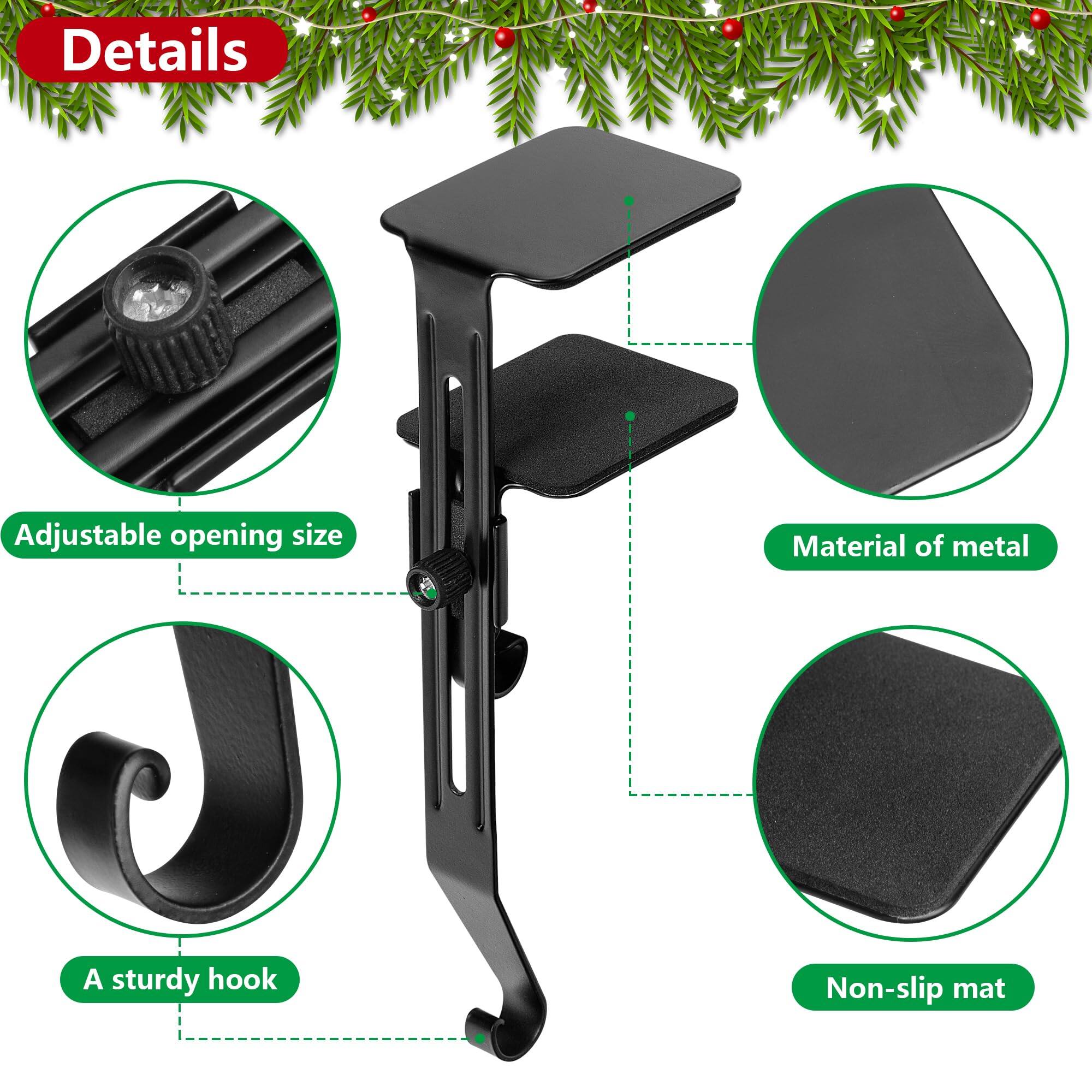 Details

- Adjustable opening size
- Material of metal
- A sturdy hook
- Non-slip mat