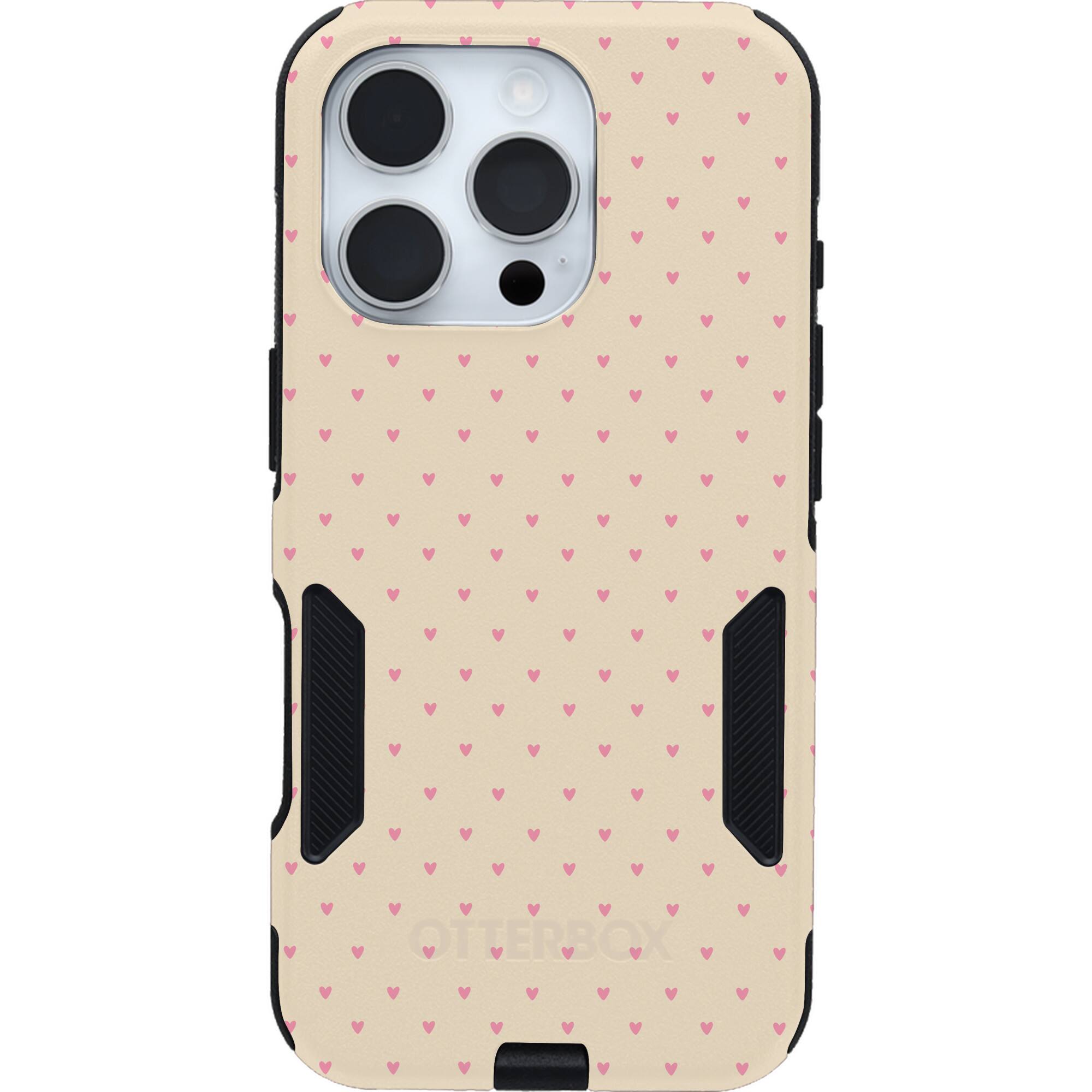OtterBox - Artist Edition MagSafe Commuter Series Case for iPhone 16 Pro - Sandstone Pink Hearts price history on PriceWatchPro