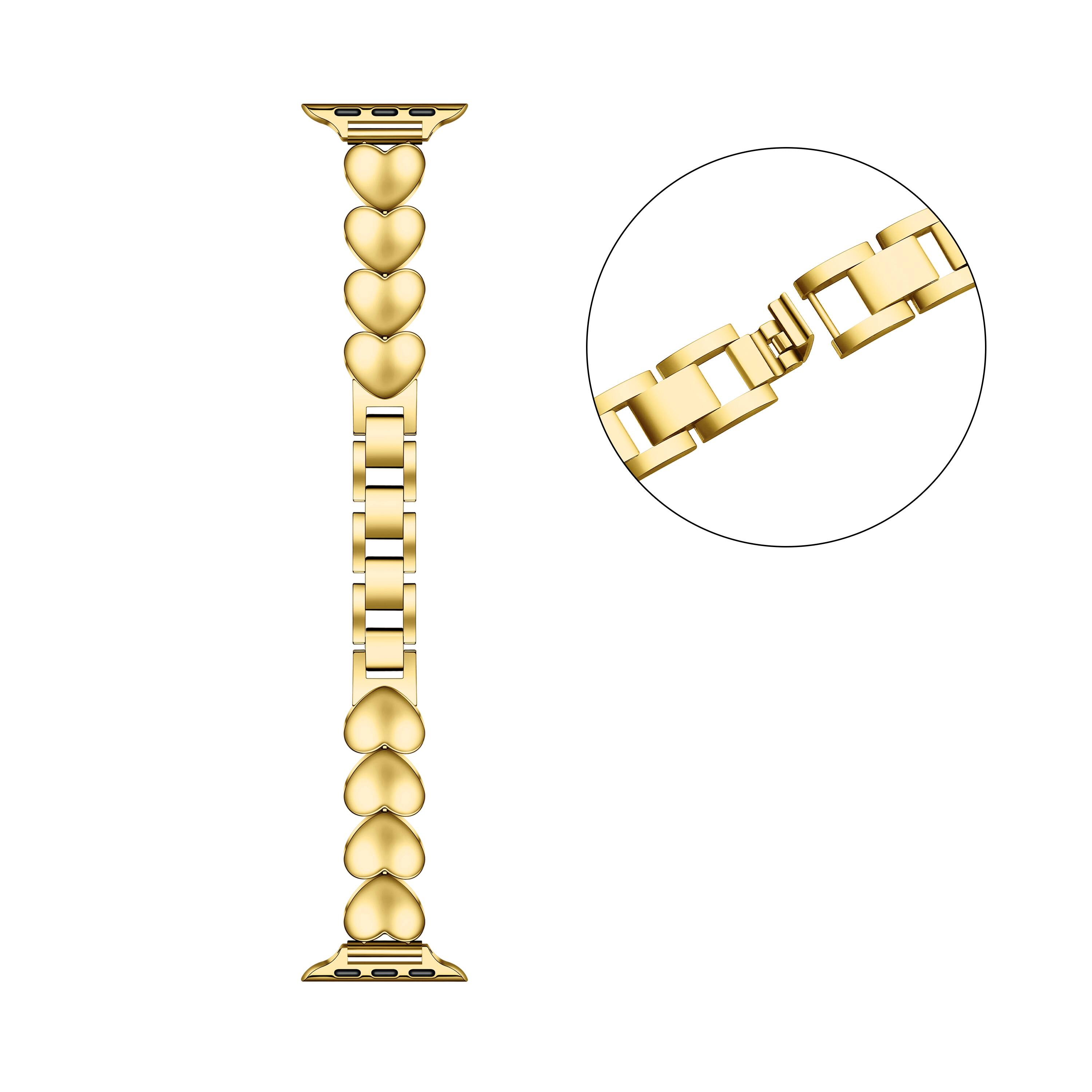 Back. Posh Tech - Aphrodite Band for Apple Watch - Gold.